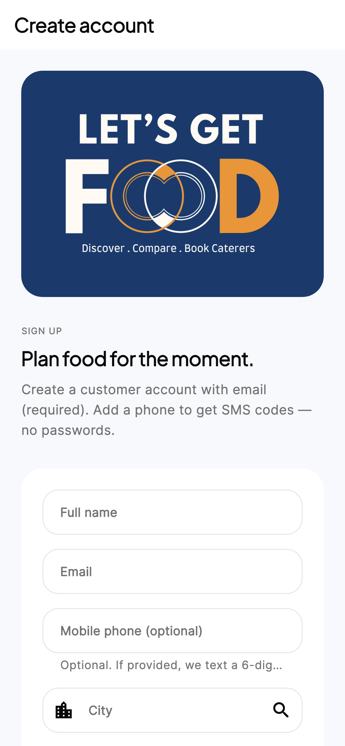Signup