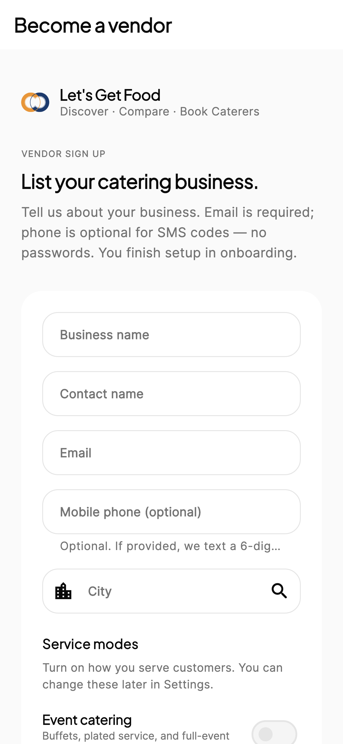 Signup