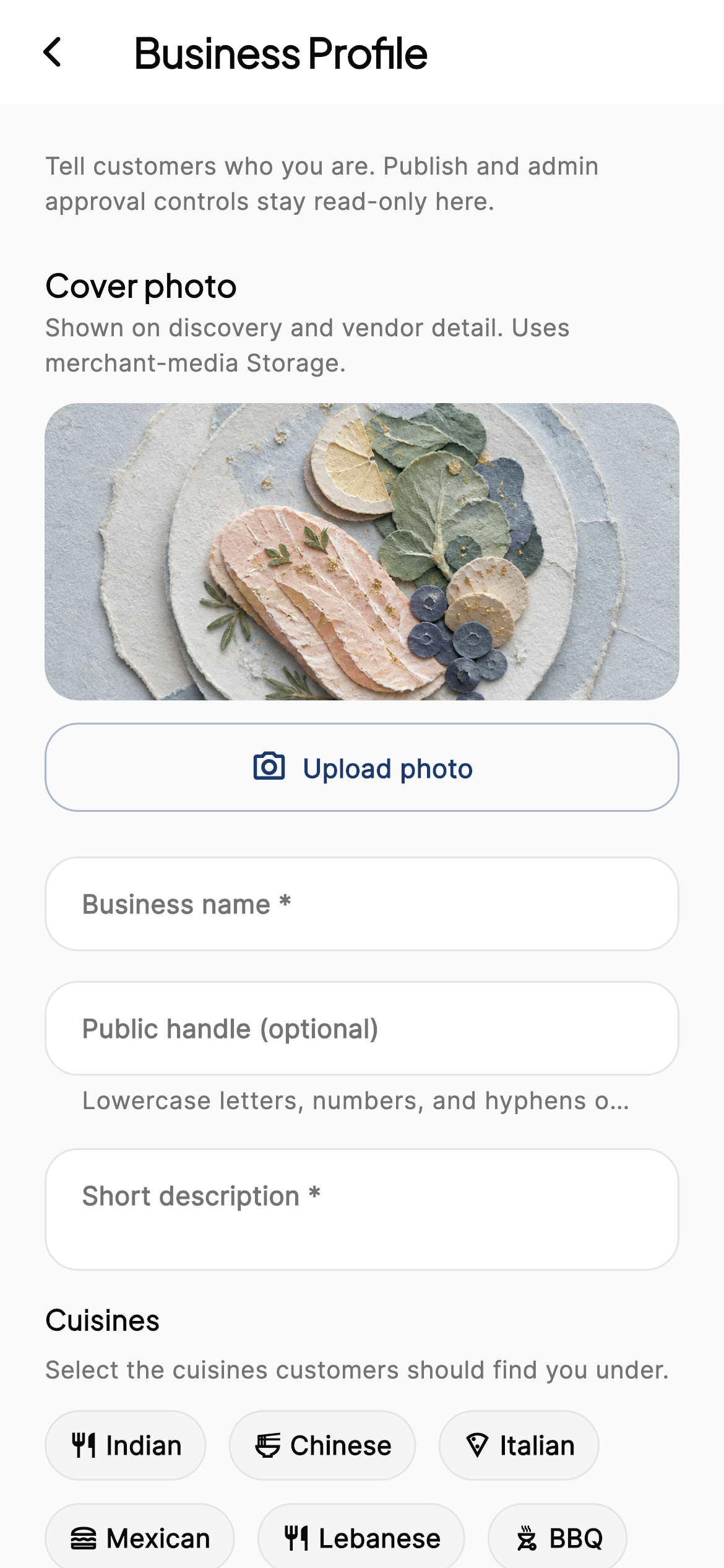 Business profile